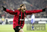 Fussball UCL: Leverkusen - Kiew, Jubel VORONIN