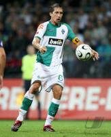 Fussball 1. Bundesliga: Bremen, BAUMANN Einzelaktion