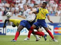Fussball WM 2006: England - Ecuador