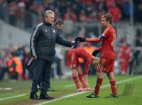 FUSSBALL INTERNATIONAL CHL ACHTELFINALE 12/13: FC Bayern Muenchen - FC Arsenal London