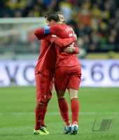 Fussball WM Qualifikation 2014 Playoff: JUBEL Cristiano Ronaldo (Portugal)