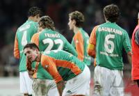 Fussball 1. Bundesliga: Bremen - Hamburg, Bremen enttaeuscht