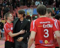 Volleyball  1. Bundesliga  09/10: Play Off Viertelfinale  ENBW TV Rottenburg - SCC Berlin