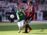 Fussball 1. Bundesliga  Saison  2012/2013: 1. FC Nuernberg - SV Werder Bremen