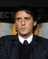 Fussball CHL  Saison 2011/2012: Trainer Roberto Mancini (Manchester City)