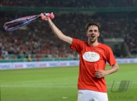 FUSSBALL DFB POKAL  Saison 2012/2013: JUBEL Martin Harnik (VfB Stuttgart)