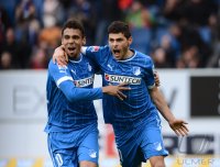 Fussball 1. Bundesliga  2012/2013:  JUBEL Kevin Volland (TSG 1899 Hoffenheim)