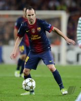 FUSSBALL INTERNATIONAL CHL 12/13:  Andres Iniesta (Barca)