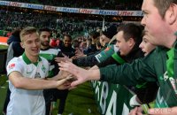 Fussball, 1. Bundesliga  Saison 2013/2014: SV Werder Bremen - Borussia Moenchengladbach