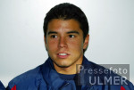 Fussball UCL: Bracelona, Javier Pedro Saviola Portrait