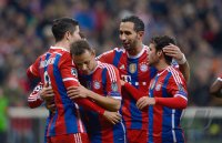 Fussball CHL  Saison 2014/2015: AS Rom - FC Bayern Muenchen