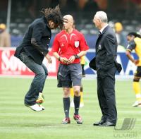 Fussball International  Beckenbauer und  Karembeu