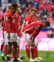Fussball 1. Bundesliga Saison 2016/2017: FC Bayern Muenchen - Borussia Dortmund