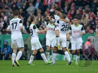 FUSSBALL DFB POKAL  Saison 2012/2013:  FC Bayern Muenchen - VfL Wolfsburg