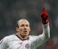 FUSSBALL  International CHL 09/10 : JUBEL ROBEN (FC Bayern  Muenchen)