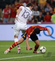Fussball International Europameisterschaft 2012: Spanien - Frankreich