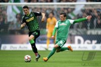 Fussball, 1. Bundesliga  Saison 2014/2015: SV Werder Bremen - Borussia Moenchengladbach