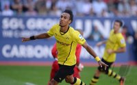 Fussball  1. Bundesliga  13/14: JUBEL Pierre-Emerick Aubameyang (Borussia Dortmund)