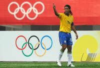 FUSSBALL  Olympia 2008   Vorrunde  Maenner   Brasilien - Belgien