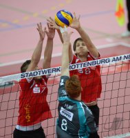 Volleyball 1. Bundesliga  Saison  14/15: TV Rottenburg  - SWD powervolleys Dueren