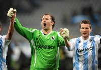 2. Fussball Bundesliga: Jubel Torwart Gabor Kiraly (1860 Muenchen)