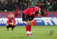 Fussball 1. Bundesliga: Leverkusen - Berlin, BERBATOV enttaeuscht