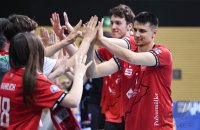 Volleyball 2. Bundesliga 25/26 Playoff Halbfinal Hinspiel, TV Rottenburg - FC Schuettorf 09