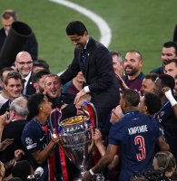 Fussball CHL FINALE 24/25 in Muenchen: Paris Saint - Germain - Inter Mailand