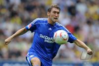 Fussball 1. Bundesliga  Saison 2010/2011: Leverkusen, REINARTZ am Ball