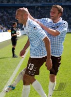 Fussball 2. Bundesliga:  TSV 1860 Muenchen - Eintracht Braunschweig