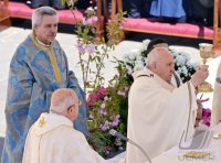 Vatikan, Rom Ostermesse 2022  Papst Franziskus I.