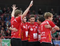 Volleyball  1. Bundesliga  14/15:  TV Rottenburg - Netzhoppers KW-Bestensee