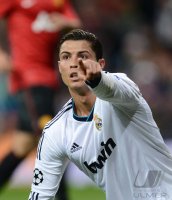 FUSSBALL INTERNATIONAL CHL ACHTELFINALE 12/13: Cristiano Ronaldo (Real Madrid)