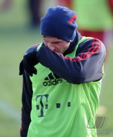 Fussball 1. Bundesliga: Training beim FC Bayern Muenchen