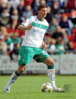 Fussball 1. Bundesliga: Bremen, PROEDL am Ball