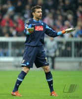 Fussball CHL  Saison 2011/2012:  Morgan De Sanctis (SSC Neapel)