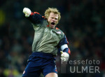 Fussball 1. Bundesliga: Bremen - Bayern, Jubel KAHN n. 1:1