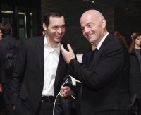 FIFA Praesident Gianni Infantino (Schweiz) erster Tag im Home of Fifa