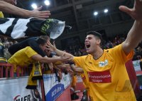 Basketball 1. Bundesliga 14/15 Hauptrunde:  Walter Tigers Tuebingen - Loewen Braunschweig