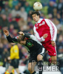 Fussball 1. Bundesliga Bayern-Koeln, Spielszene