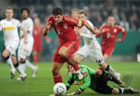 FUSSBALL  DFB POKAL SAISON  11/12  HALBFINALE: Borussia Moenchengladbach - FC Bayern Muenchen