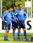 Fussball 1. Bundesliga: Training Schalke 04, LINCOLN, AILTON, KRSTAJIC