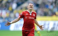 Fussball 1. Bundesliga : JUBEL Bastian Schweinsteiger (FCB)
