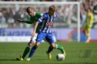 Fussball, 1. Bundesliga  Saison 2013/2014: SV Werder Bremen - Hertha BSC Berlin