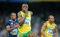 LEICHTATHLETIK  Olympia 2008 100 M Maenner Finale
