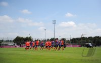 Fussball 1. Bundesliga 12/13: Training beim FC Bayern Muenchen