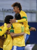 Fussball International  Testspiel:  JUBEL Brasilien
