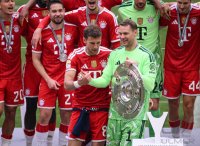 Fussball 1. Bundesliga 25/26: FC Bayern Muenchen 35. Deutschen Meisterschaft