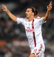 FUSSBALL SERIE A:  Zlatan Ibrahimovic (AC Mailand)