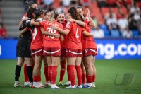 Fussball Frauen Euro 2025  Eroeffnungsspiel: Schweiz - Norwegen